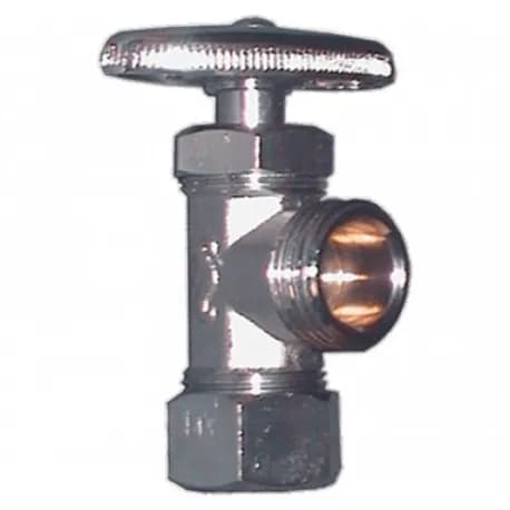 Llave Angular de Compresión para Cobre 1/2" (13 mm) RUGO - 25IC