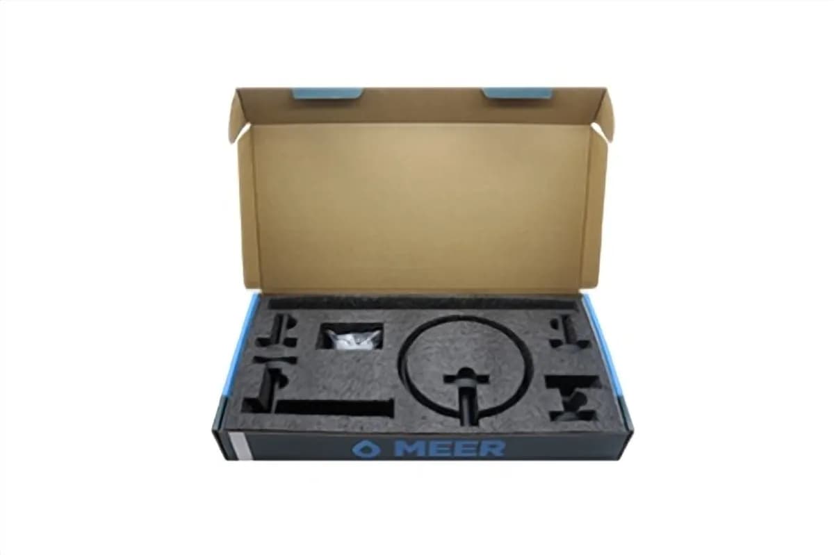Juego de Accesorios para Baño 4 Piezas Negro Mate Meer - ACC-014