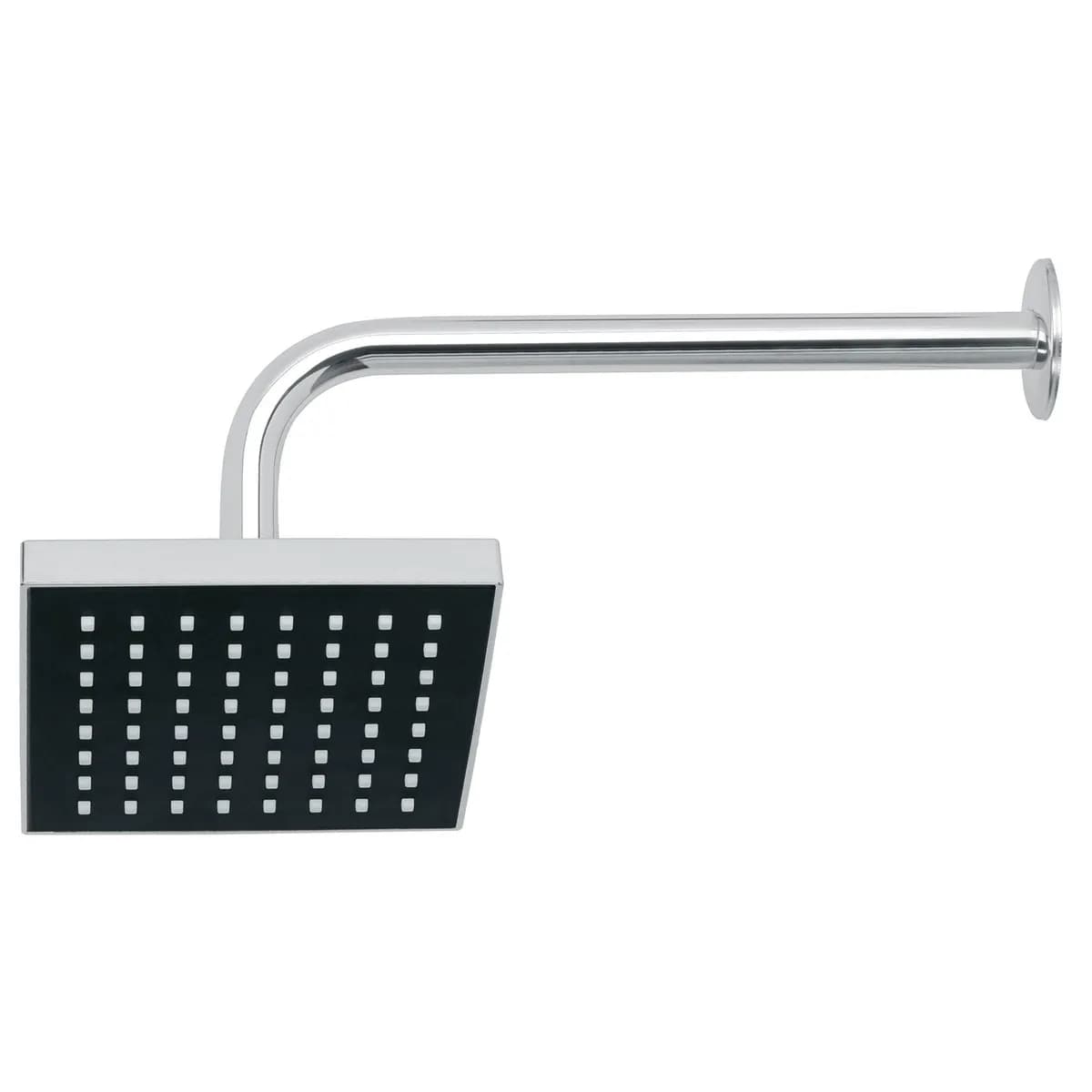 Regadera Cuadrada 6" de ABS con Brazo y Chapetón Foset - 46734
