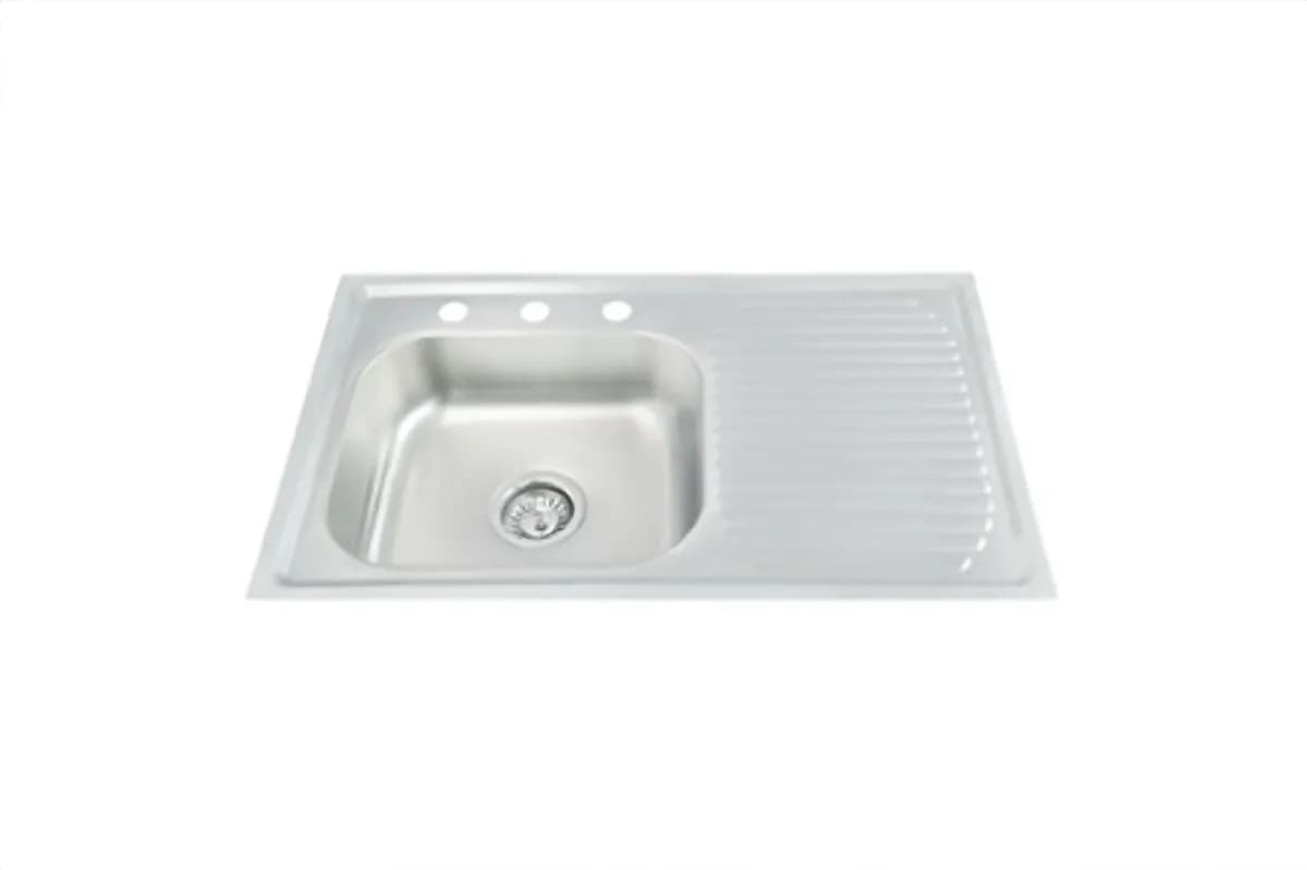 Tarja Sencilla 80x50 cm con Escurridor Derecho MEER - TSED8050