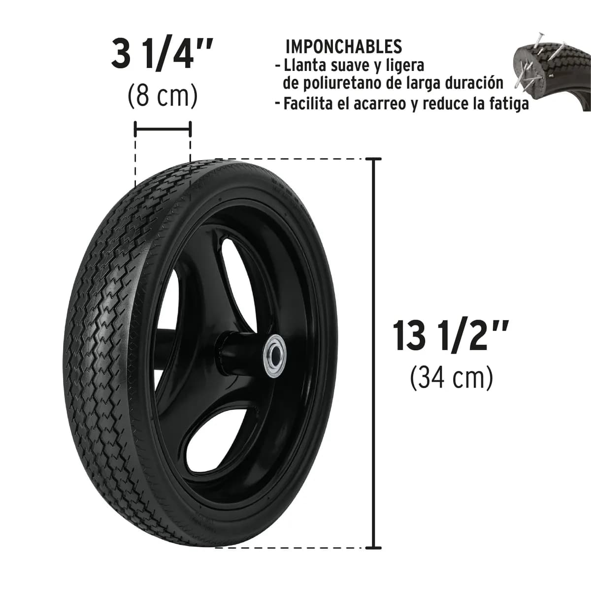 Carretilla 5.5 ft³ Imponchable Pretul - 20630