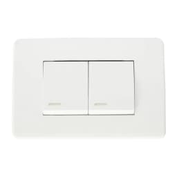 Apagador Sencillo y Escalera c/Placa Blanco Argos Combo