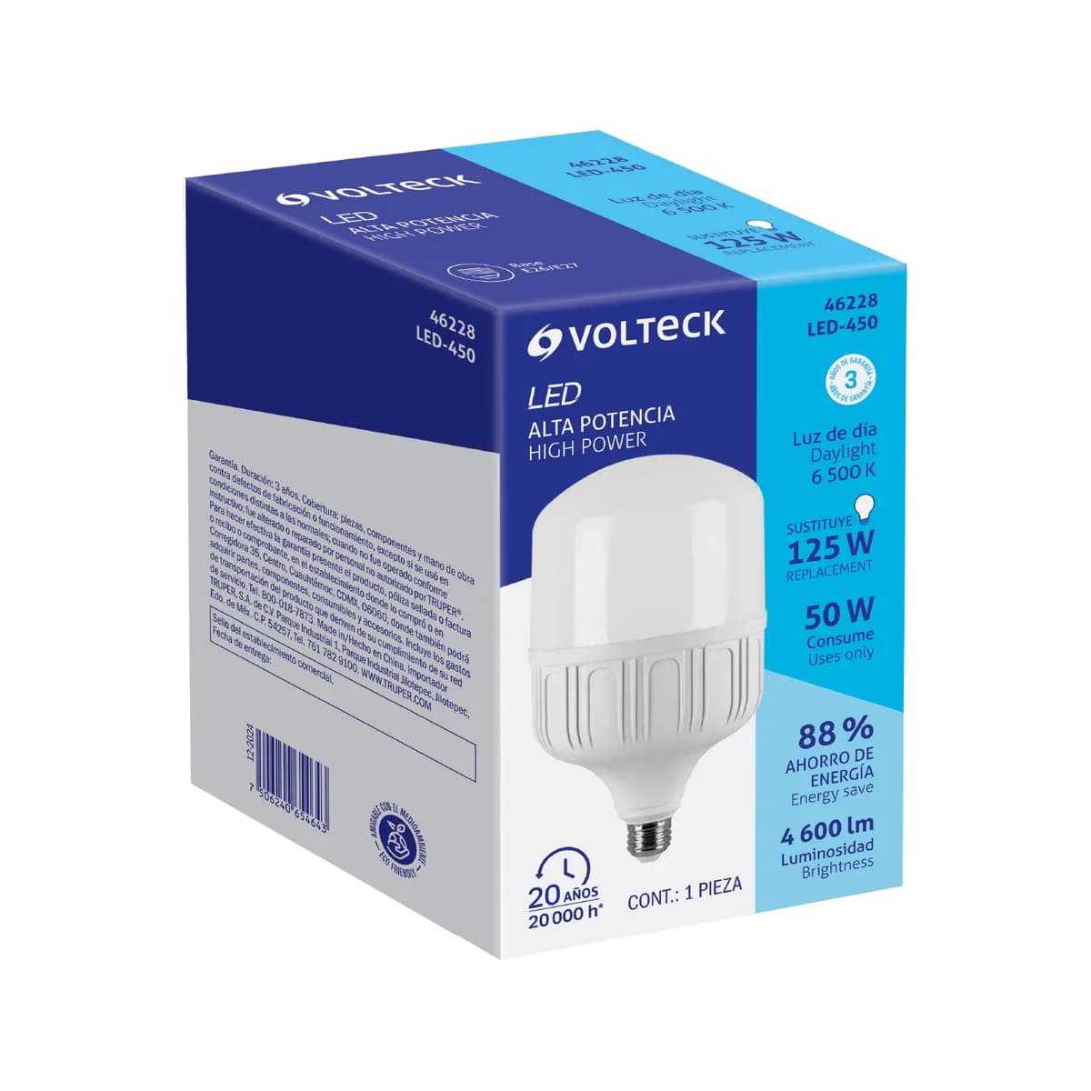 Foco LED de Alta Potencia 50 W Luz Blanca Fría Truper - 46228