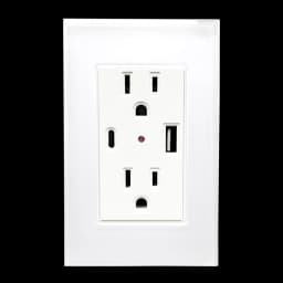 Contacto Doble c/USB Tipo C/A 5V Argos USB-C Trending