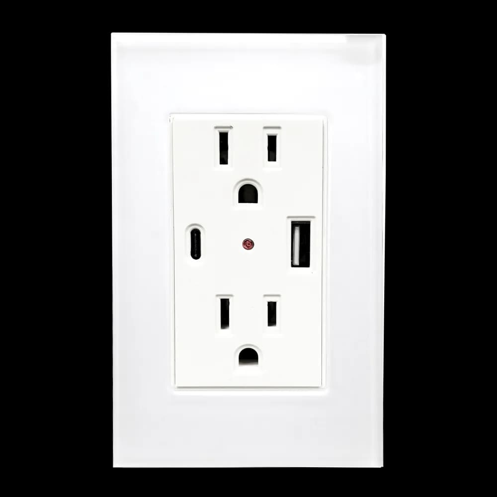 Contacto Doble c/USB Tipo C/A 5V Argos USB-C Trending