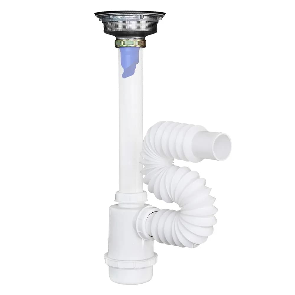 Céspol Flexible con Contra de Acero Inoxidable Bote Grande 55 cm Fleximatic - 2335A