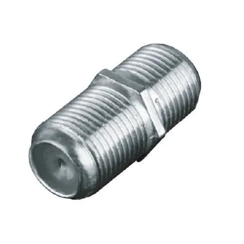 Barril de Unión Sencillo RG6 AKSI - Paquete de 25 Piezas