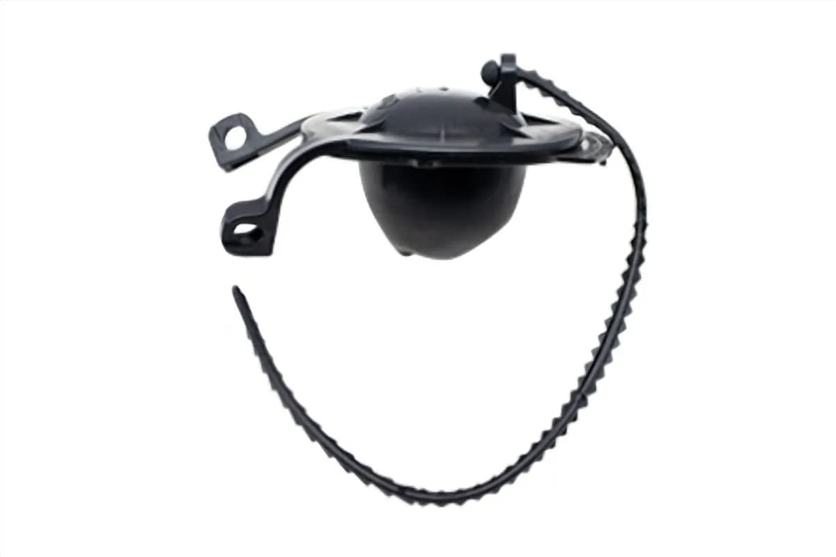 Sapo Flexible para WC 2" Negro MEER - SAPO