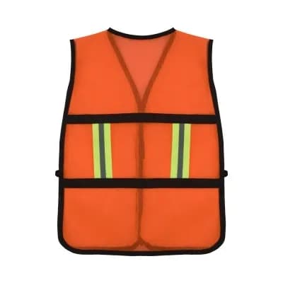 Chaleco de Malla Naranja con Reflejante Unitalla Gimbel - 14SEGURI068SM