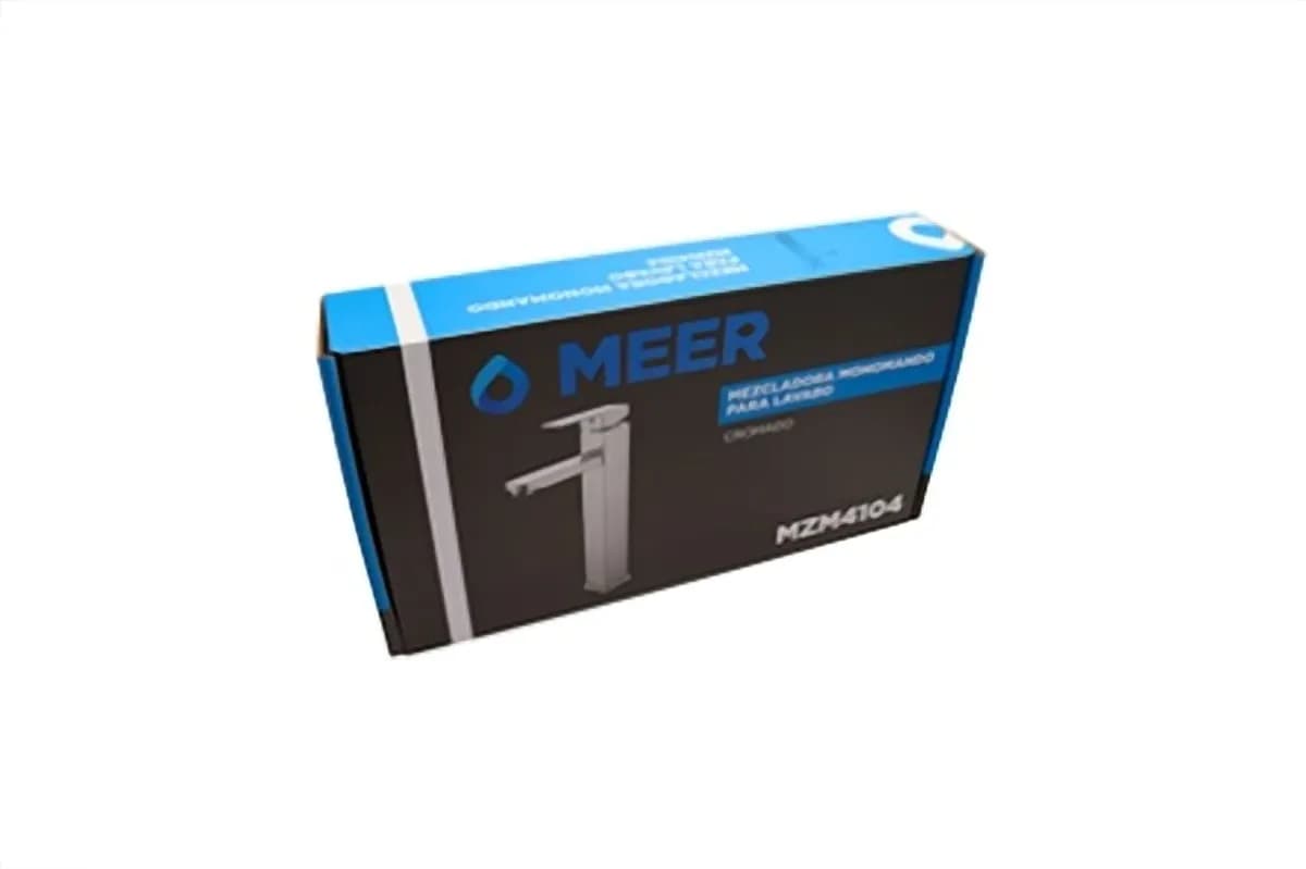 Monomando para Lavabo Cuadrado 30 cm MEER - MZM4104
